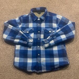 Eddie Bauer plaid shirt size 10-12